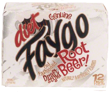 Faygo  diet root beer soda, 12-fl. oz. cans Full-Size Picture